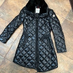 Moncler down quilted coat size 1